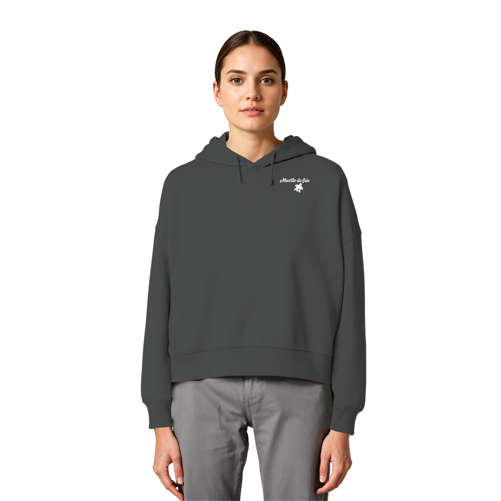 Camping Hoddie Women - Womens Organic Boxcut Hoodie