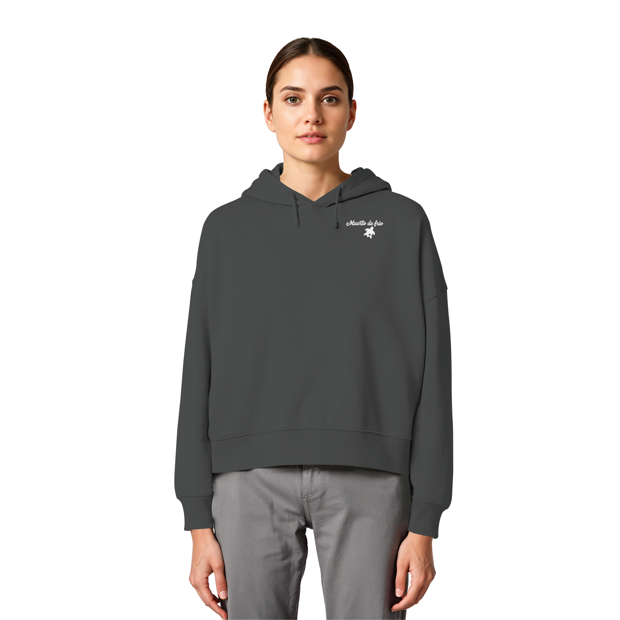 Camping Hoddie Women - Womens Organic Boxcut Hoodie