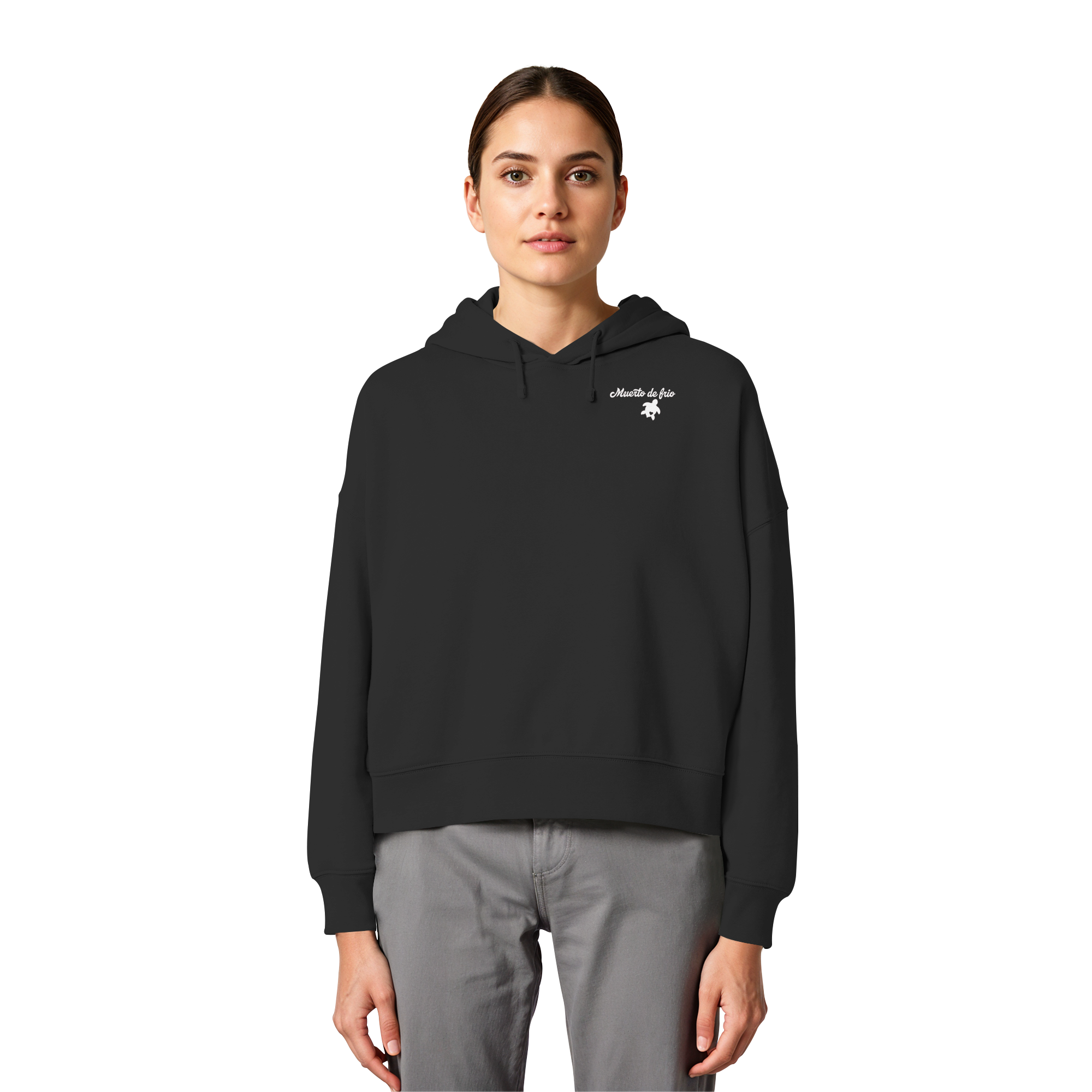 Camping Hoddie Women - Womens Organic Boxcut Hoodie