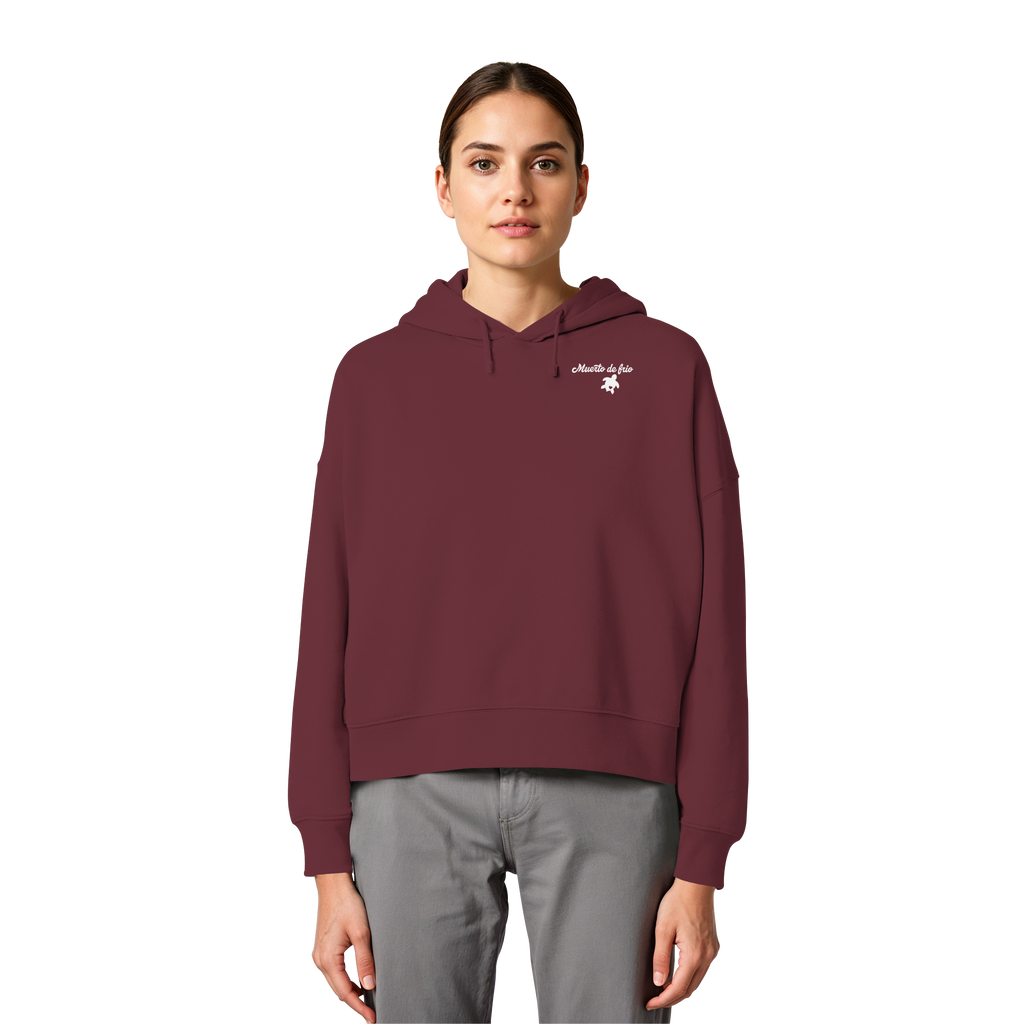 Camping Hoddie Women - Womens Organic Boxcut Hoodie