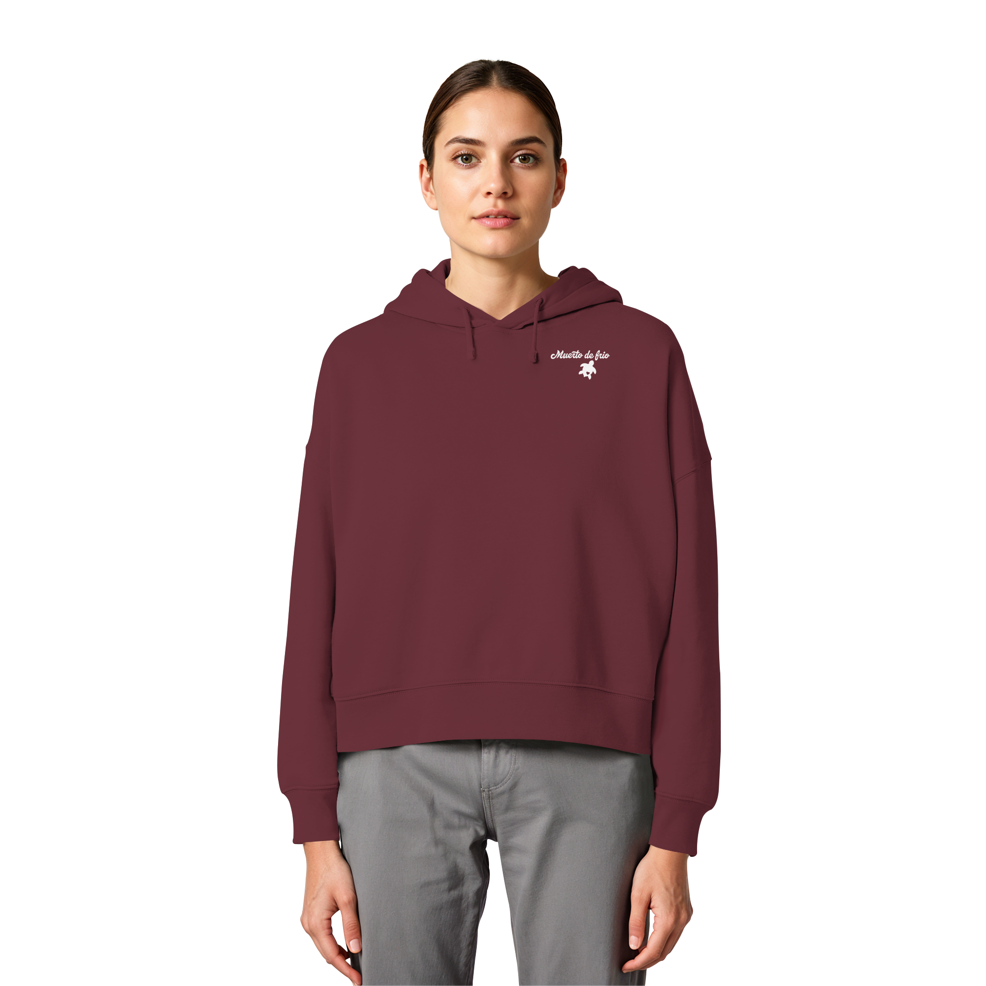 Camping Hoddie Women - Womens Organic Boxcut Hoodie