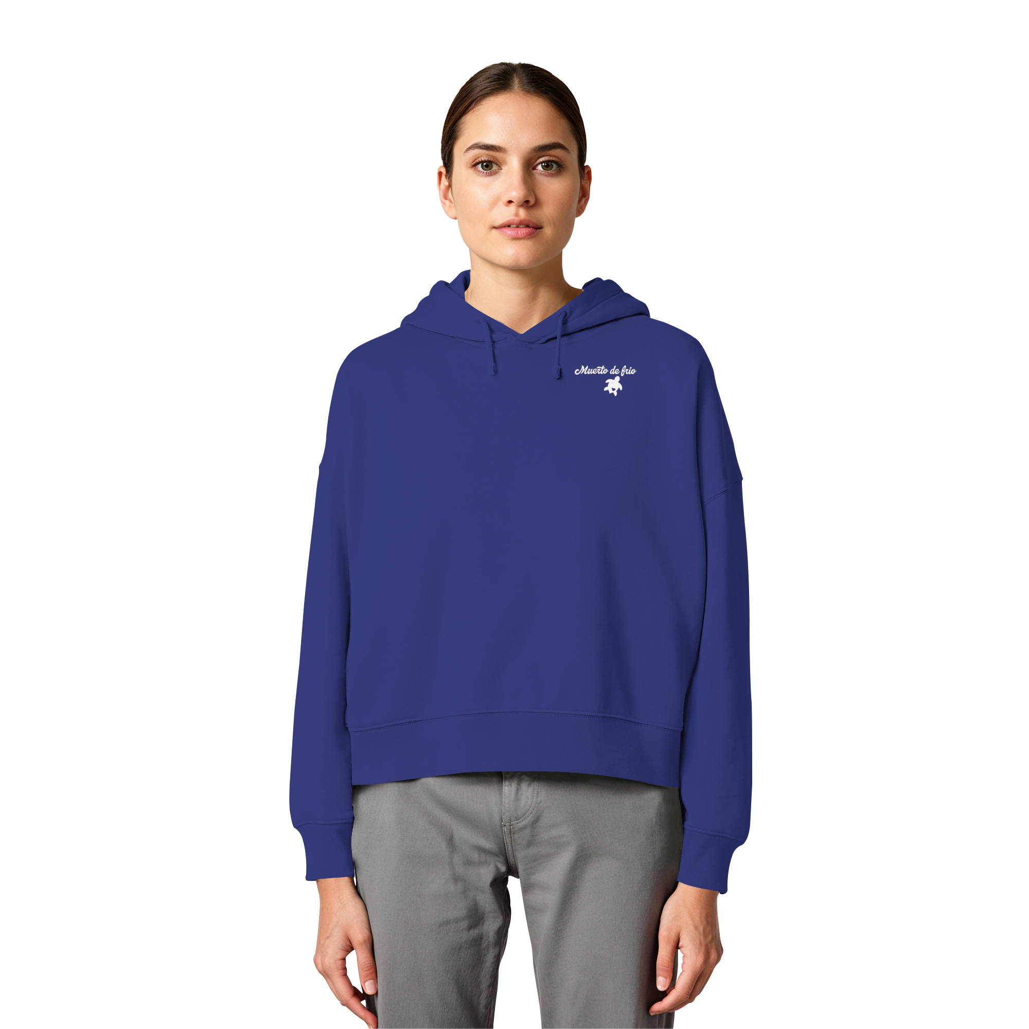 Camping Hoddie Women - Womens Organic Boxcut Hoodie